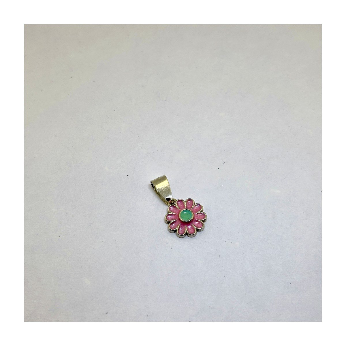 925 Silver Enamel Kids Pendant for Women