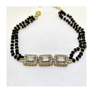 925 Silver Green Stone CZ Bracelet for Women